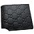 Gucci GG Emblem Wallet in Black Leather