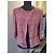 Giacca corta Chanel in cotone con paillettes bianca e rossa Bianco Rosso - vista 2