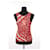 Hermès Top rojo sin mangas Roja  - vista 4