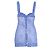 La Perla Blaue Spitzen-Nachtkleid Hellbraun - Ansicht 3