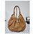 LOUIS VUITTON Borsa Hobo Mahina L Marrone - vue 12