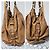 LOUIS VUITTON Borsa Hobo Mahina L Marrone - vue 5