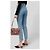 Bolsa de ombro de couro com fivela Burberry Nude - vista 14