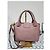 Bolsa de ombro de couro com fivela Burberry Nude - vista 3