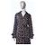 Gabardina Coach Oversize Estampado de Leopardo Multicolor - vista 3
