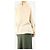 Brunello Cucinelli Blusa de seda rayada neutra - talla S - vista 2