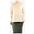 Brunello Cucinelli Blusa de seda rayada neutra - talla S - vista 3