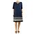 Etro Vestido midi estampado azul - talla UK 12