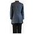 Brunello Cucinelli Blazer grigio a righe - taglia UK 8 - vista 2