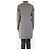 Brunello Cucinelli Grey dropped hem jacket - size UK 8 - view 2