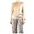 Brunello Cucinelli Neutrale glitzernde Seidenbluse - Größe S