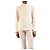 Brunello Cucinelli Top crema de cuello alto - talla S Crudo