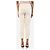 Brunello Cucinelli Pantalones blancos de pierna ajustada con cinturón de diamantes - talla UK 6 - vista 3