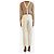 Brunello Cucinelli Peto de denim blanco - talla XS - vista 2