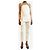 Brunello Cucinelli Peto de denim blanco - talla XS - vista 3