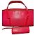 Soufflot Borsa Louis Vuitton in pelle Epi rossa Rosso