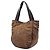 Borsa tote in nylon marrone con stampa leopardata Bottega Veneta - vista 2
