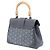 Goyard Mini Goyardine Saigon Souple Grigio Marrone - vista 2