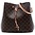 Néonoé Louis Vuitton Borsa NeoNoe MM Damier Ebene Marrone