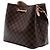 Néonoé Louis Vuitton Borsa NeoNoe MM Damier Ebene Marrone - vista 2