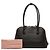 Borsa a spalla Miu Miu in pelle di vitello nera morbida con logo impresso Nero - vista 11