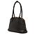 Borsa a spalla Miu Miu in pelle di vitello nera morbida con logo impresso Nero - vista 2