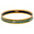 Hermès Green Narrow Enamel Fruits Cloisonne Bangle 65  - view 1