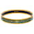 Hermès Green Narrow Enamel Fruits Cloisonne Bangle 65  - view 3