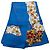 Foulard in seta stampata Chanel con perle blu e Gripoix 90