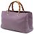 Bamboo Borsa shopper media in pelle di vitello viola con bambù Gucci Porpora - vista 2