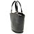 Borsa a secchiello in pelle nera Burberry Nero - vista 2