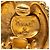Brincos de clip Chanel em ouro dourado CC Sunburst - vista 3