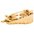 Hermès Gold Gold Plated Enamel Children And Dogs Brooch  - view 3