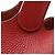 Hermès Picotin Lock 26 in Pelle Clemence Rossa Rosso Bordò - vista 11