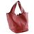 Hermès Picotin Lock 26 in Pelle Clemence Rossa Rosso Bordò - vista 3