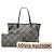 Louis Vuitton Borsa Neverfull MM Monogramma Jacquard Nera Dal 1854 Nero - vista 7