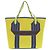 Trim Borsa Tote Pursangle in Tela Gialla e Clemence di Hermès Giallo