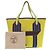 Trim Borsa Tote Pursangle in Tela Gialla e Clemence di Hermès Giallo - vista 21