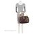 Bolsa de Ombro Galliera PM em Canvas Monogram Louis Vuitton Marrom - vista 5