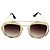 Gucci Runde Rahmen Sylvie Web Sonnenbrille GG0105S Golden Metallisch