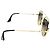 Gucci Runde Rahmen Sylvie Web Sonnenbrille GG0105S Golden Metallisch - Ansicht 9