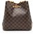 Néonoé Borsa a Spalla Neonoe MM Damier Ebene di Louis Vuitton Marrone - vista 3
