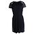 Schwarz paneliertes Spitzenkleid von Burberry