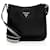 Prada Vitello Daino Logo Medium Soft Hobo Nero
