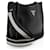 Prada Vitello Daino Logo Medium Soft Hobo Nero - vista 2