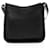 Prada Vitello Daino Logo Medium Soft Hobo Nero - vista 3
