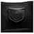 Prada Vitello Daino Logo Medium Soft Hobo Nero - vista 9