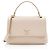 Gabrielle Chanel Chevron Kalbsleder Chic Kleine Handtasche Braun Beige