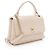 Gabrielle Chanel Chevron Kalbsleder Chic Kleine Handtasche Braun Beige - Ansicht 2