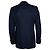 Burberry, blazer blu navy con colletto nero - vista 3